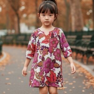 GAP kids floral print dress